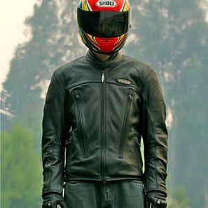 Harley Davidson FXRG heavy duty motorcycle jacket with lining